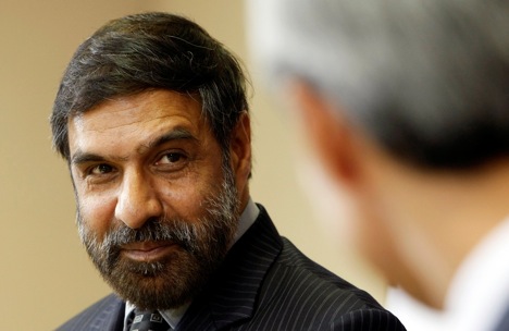 Anand Sharma: “India is of the view that the need for CECA with the Customs Union is a well established concept." Source: AP